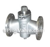 X43W-0.6P/R/C Flange-connection two-way Stainless steel plug valve