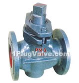 X43W-0.6 Flange-connection two-way cast iron plug valve