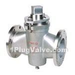 X43W-1.0P/R Flange-connection two-way stainless steel plug valves