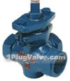 X14W-1.0P Internal thread three-way stainless steel plug valves