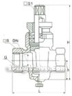 internal thread two-way plug valve constructral diagram