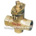 X13W-1.0T Internal thread two-way all-copper plug valve