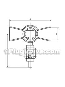 Single(double) flush plug valve constructral diagram(pic1)