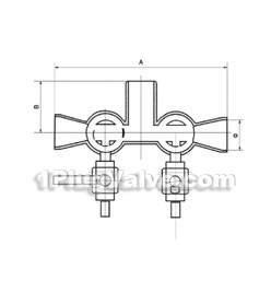 Single(double) flush plug valve constructral diagram(pic2)